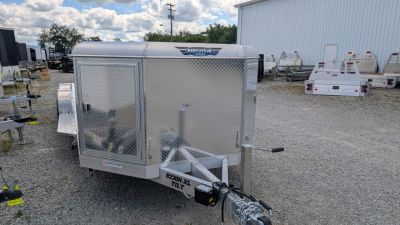 New 2027 Aluma 20' (20" Stationary + 20' Tilt) HD XL Executive Tilt Car Hauler w/ Cargo Box