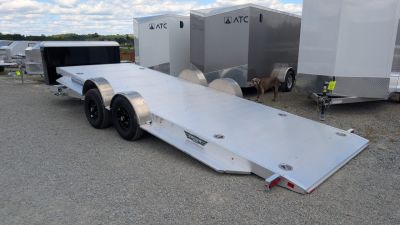 New 2027 Aluma 20' (20  Stationary + 20' Tilt) HD XL Executive Tilt Car Hauler w/ Cargo Box