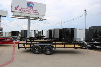 New 2026 Top Hat Trailers 16x77" LDX (No Brakes) Utility Trailer
