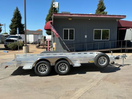 New 2027 Aluma 7816TA-EL-R-RTD 6.5FT X 16FT 7K GVW Equipment Trailer