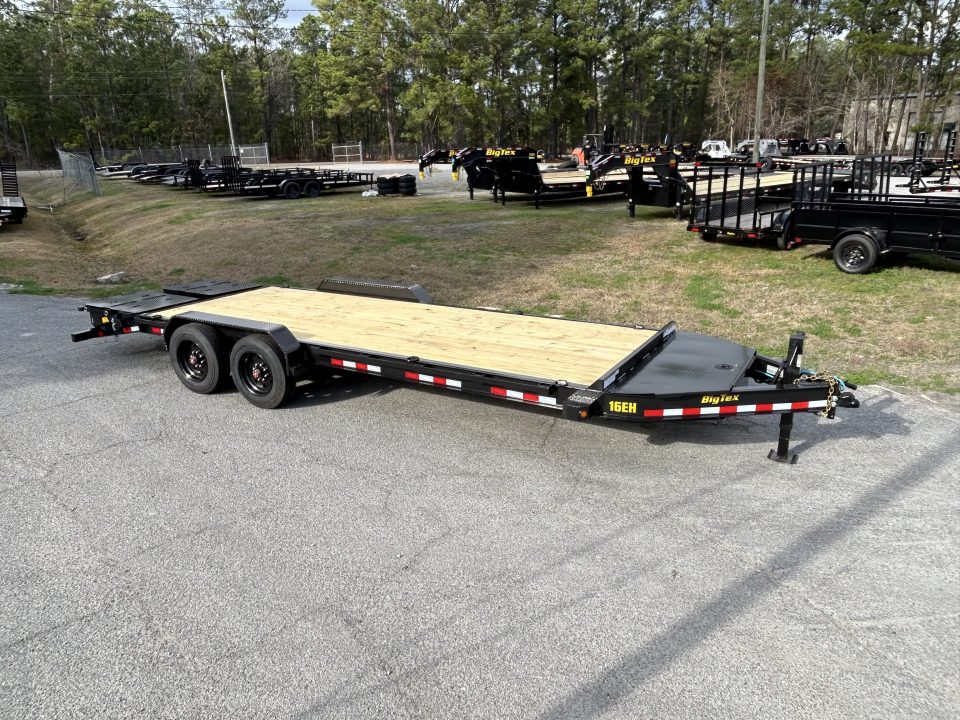 New 2027 Big Tex 16EH Equipment Trailer, 83x22 8K Axles, #13,920 lbs Payload, 16-Ply Tires