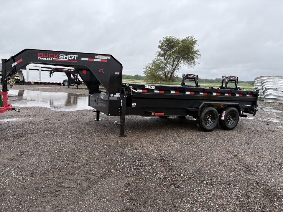 New 2026 Buckshot MFG GHI216 Dump Trailer