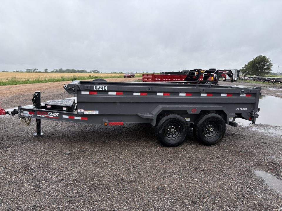 New 2026 Buckshot MFG LP214 Dump Trailer