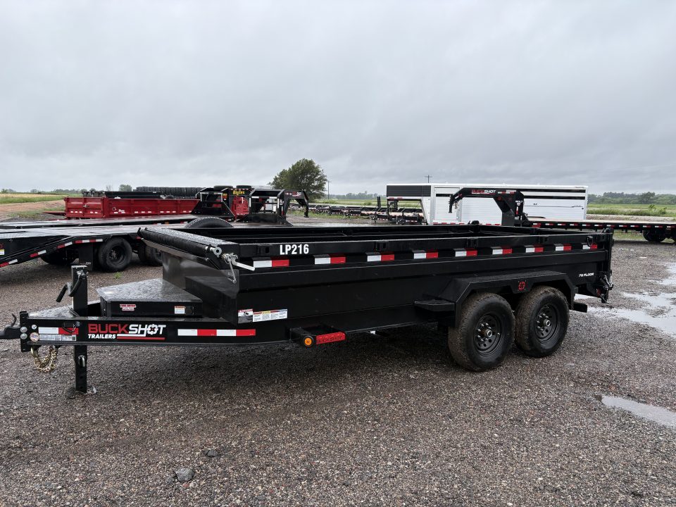 New 2026 Buckshot MFG LP216 Dump Trailer