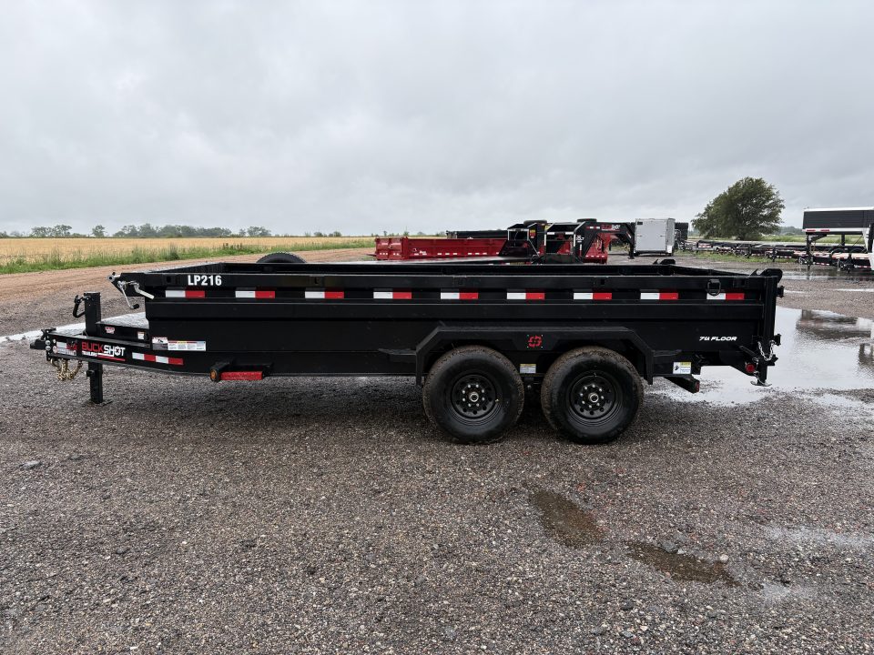 New 2026 Buckshot MFG LP216 Dump Trailer