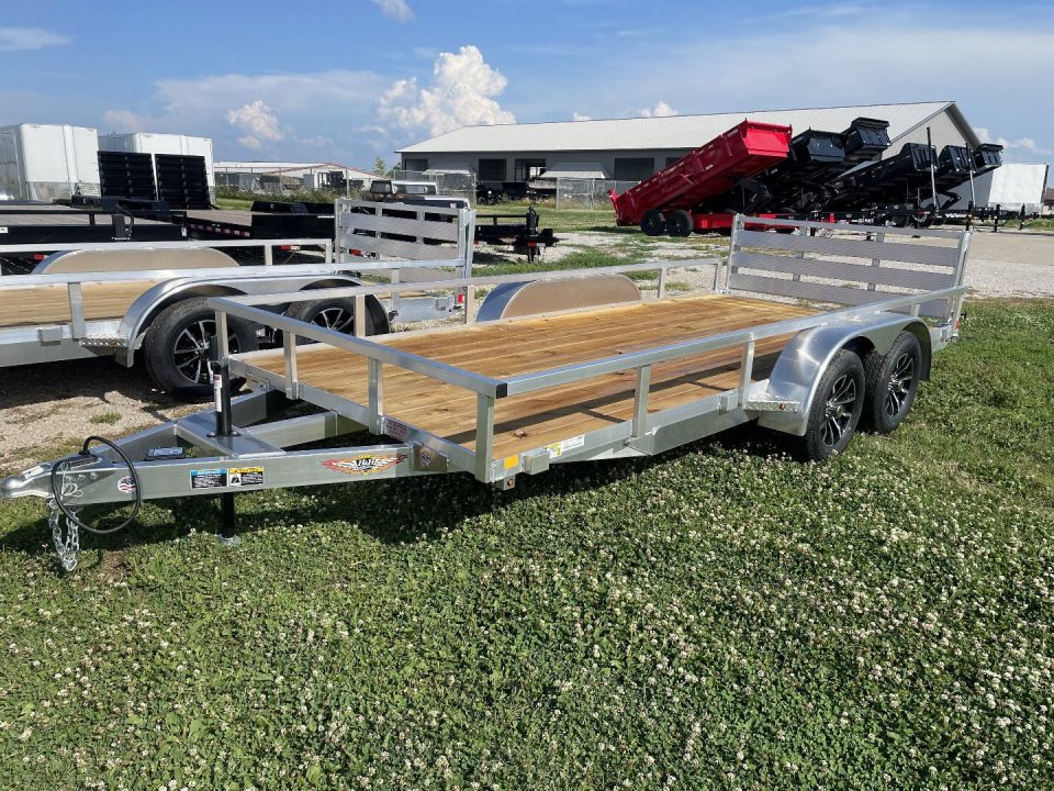 New 2027 H&H Trailers 82x16 Aluminum Railside 7k Rated Utility