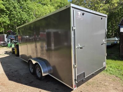 New 2026 Anvil 7X18 Cargo trailer extra height charcoal with ramp door Cargo / Enclosed Trailer