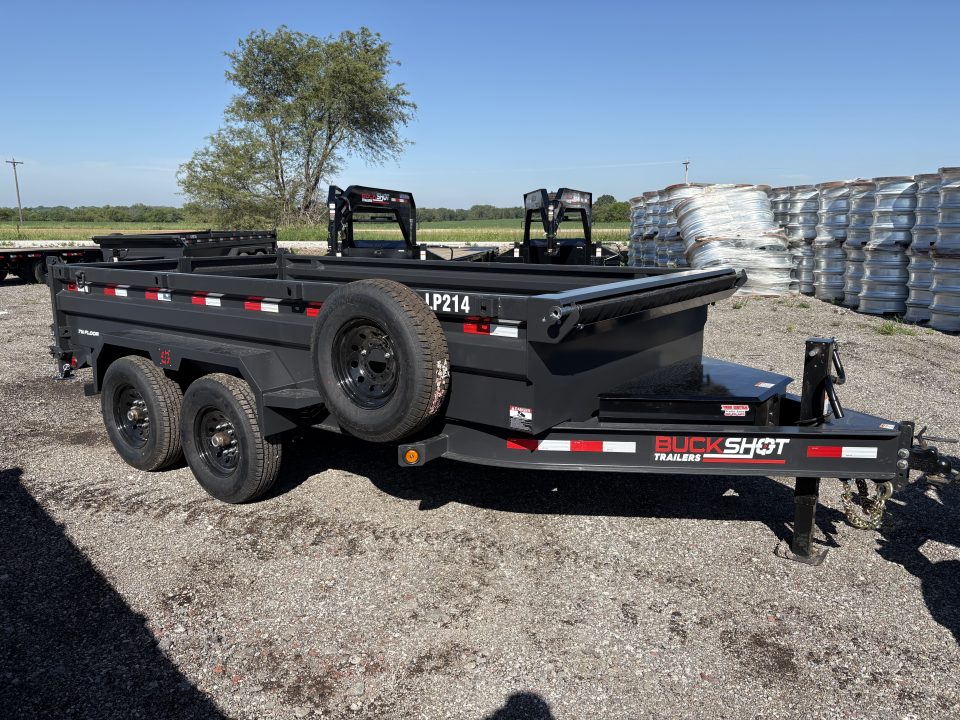 New 2026 Buckshot MFG LP214 Dump Trailer