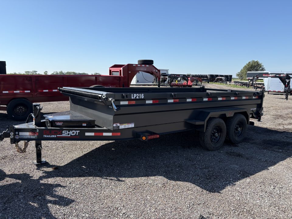 New 2026 Buckshot MFG LP216 Dump Trailer