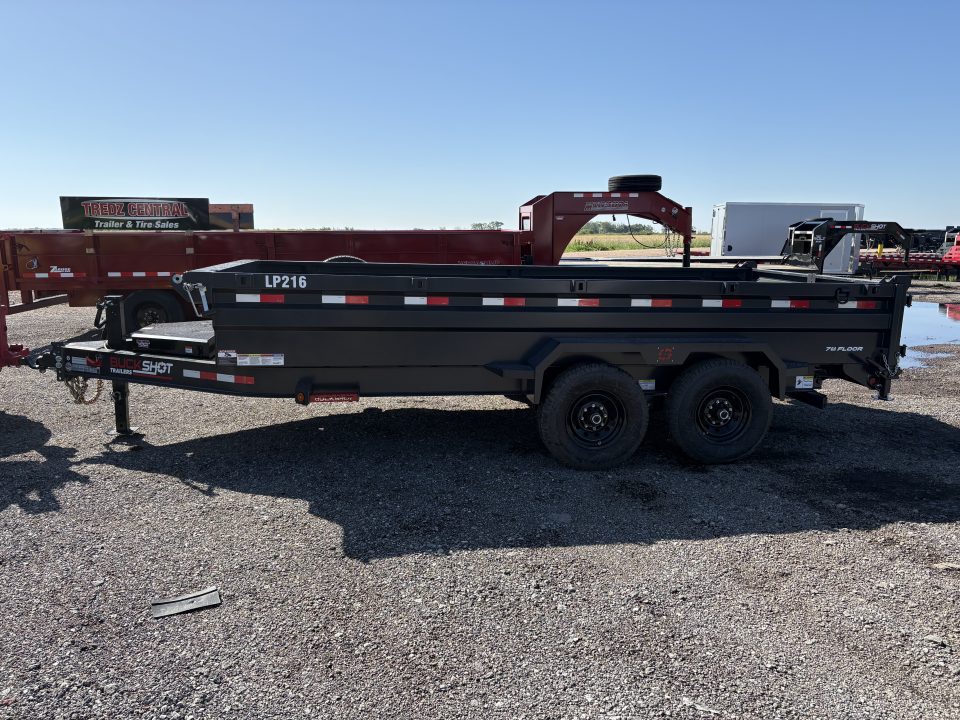 New 2026 Buckshot MFG LP216 Dump Trailer