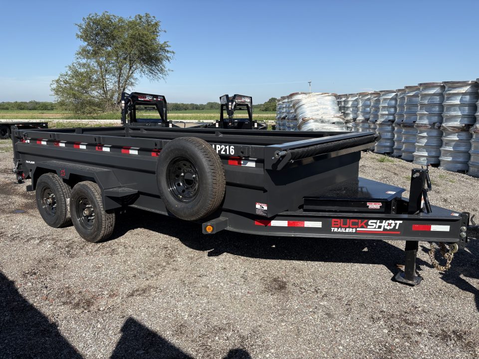 New 2026 Buckshot MFG LP216 Dump Trailer