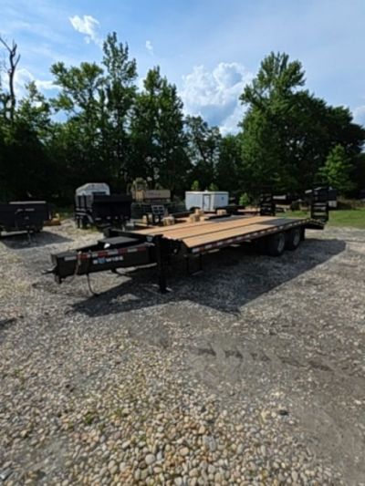 New 2027 BWISE Heavy duty 11 1/2 ton pintle trailer Equipment Trailer