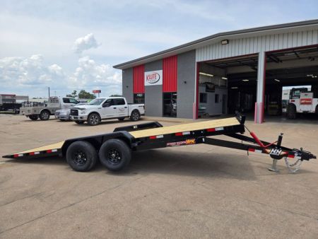 New 2026 H&H Trailers 82x20 Manual Tilt Speed Loader Car Hauler Trailer 10K Equipment Trailer