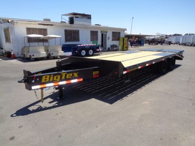 New 2026 Big Tex Trailers * 25PH-20+5MR * 25ft Heavy Duty Tandem Dual Wheel Pintle Flatbed Trailer w/ Mega Ramps