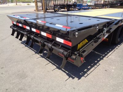 New 2026 Big Tex Trailers * 25PH-20+5MR * 25ft Heavy Duty Tandem Dual Wheel Pintle Flatbed Trailer w/ Mega Ramps