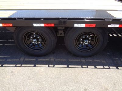 New 2026 Big Tex Trailers * 14PH-20+5MR * 25ft Single Wheel Tandem Axle Pintle Flatbed Trailer w/ Mega Ramps