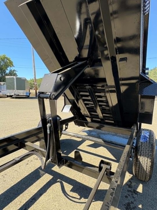 New DUMP 2027 Double A ELP55-10 5X10 SINGLE AXLE 5000 GVWR Dump Trailer