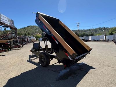New DUMP 2027 Double A ELP55-10 5X10 SINGLE AXLE 5000 GVWR Dump Trailer