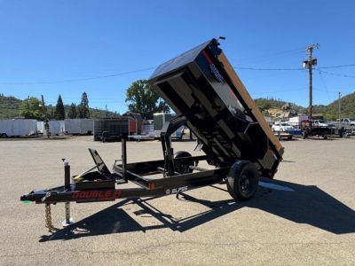 New DUMP 2027 Double A ELP55-10 5X10 SINGLE AXLE 5000 GVWR Dump Trailer