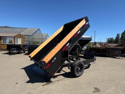New DUMP 2027 Double A ELP55-10 5X10 SINGLE AXLE 5000 GVWR Dump Trailer