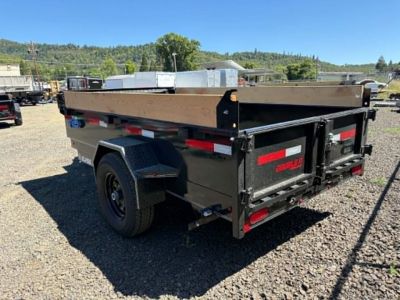 New DUMP 2027 Double A ELP55-10 5X10 SINGLE AXLE 5000 GVWR Dump Trailer