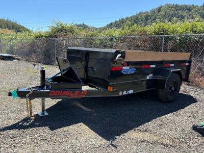New DUMP 2027 Double A ELP55-10 5X10 SINGLE AXLE 5000 GVWR Dump Trailer