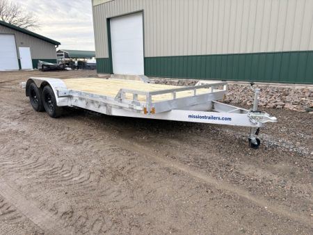 New 2026 18' Mission 7k Aluminum Car Hauler
