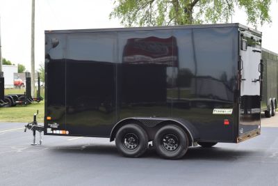 New 2026 Haulmark Passport Deluxe 7x14 Cargo / Enclosed Trailer Phantom Trim Package