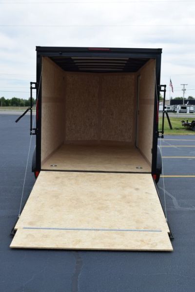 New 2026 Haulmark Passport Deluxe 7x14 Cargo / Enclosed Trailer Phantom Trim Package