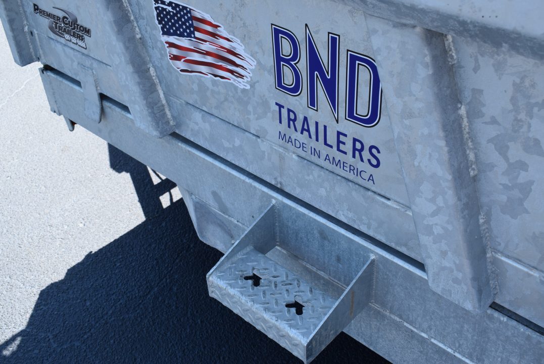 New 2027 BND Trailers 7x14 15K DUMP Dump Trailer Galvanized