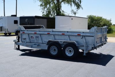 New 2027 BND Trailers 7x14 15K DUMP Dump Trailer Galvanized