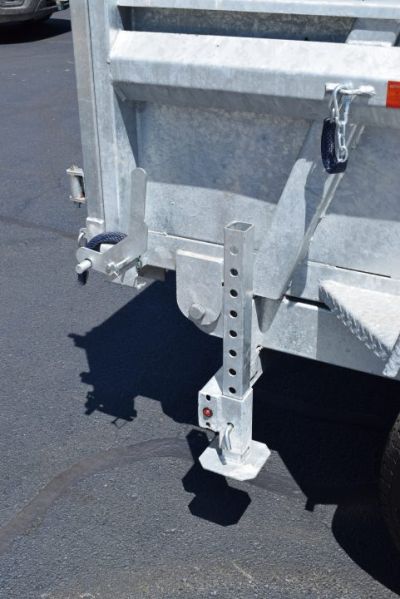 New 2027 BND Trailers 7x14 15K DUMP Dump Trailer Galvanized