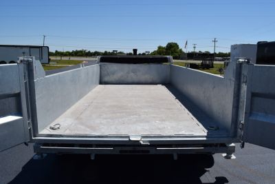 New 2027 BND Trailers 7x14 15K DUMP Dump Trailer Galvanized