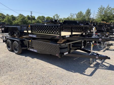 New 2026 Sure-Trac 7 x 16 Tube Top 7K ATV Trailer