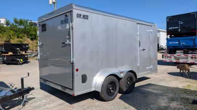 New 2026 Car Mate 7.5 x 16 HD Custom Cargo Trailer w/ Ramp Door (9990# GVW & 84" INSIDE!!)