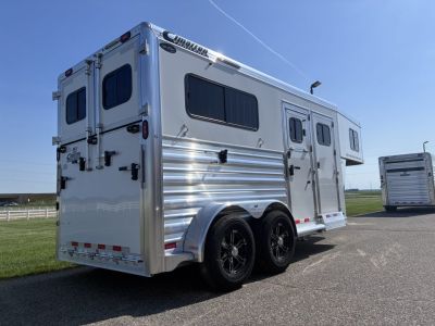 New 2027 Cimarron Trailers 2H Straight Load Gooseneck Horse Trailer