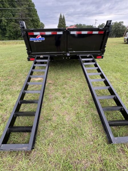 New 2027 Hawke Trailers 7X14 14K Low Pro Dump Trailer