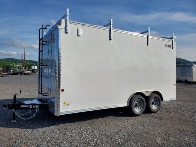 New 2026 Car Mate Trailers CM818CC-HD Contractor Trailer / 9990 GVWR / 8.5'x16'