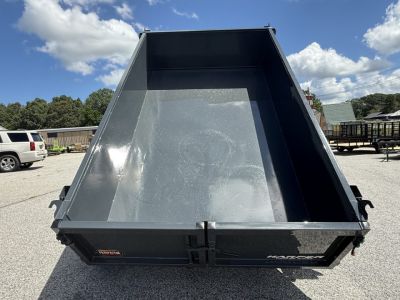 New 2026 PROSPECTOR 6X10 LIGHT DUTY TANDEM AXLE DUMP TRAILER 7K WITH 2' WALLS