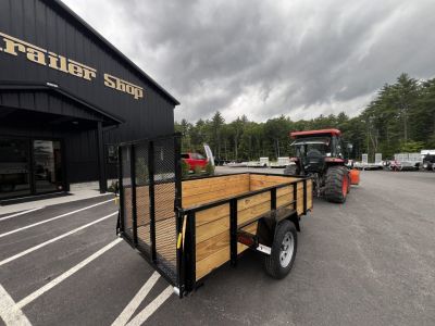 New 2026 AMO 5x10 Utility Trailer/24" Wood Sides/ramp gate/ 15'' wheels-2990 GVW