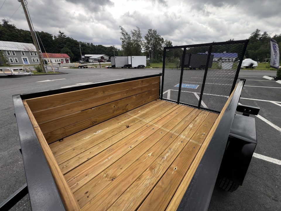 New 2026 AMO 5x8 Utility Trailer/24" Wood Sides