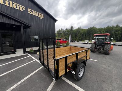 New 2026 AMO 5x8 Utility Trailer/24" Wood Sides