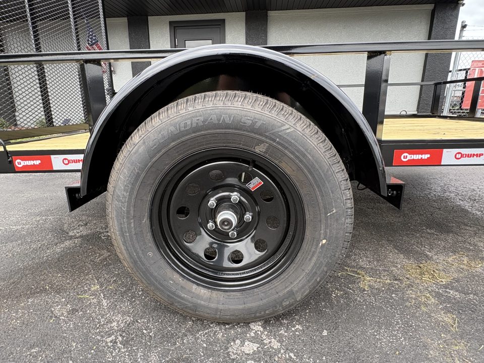 New 2026 U-Dump 6X10 SA UTILITY W/RAMP Utility Trailer