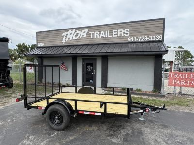 New 2026 U-Dump 6X10 SA UTILITY W/RAMP Utility Trailer