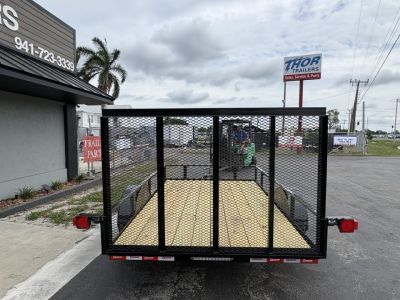 New 2026 U-Dump 6X10 SA UTILITY W/RAMP Utility Trailer