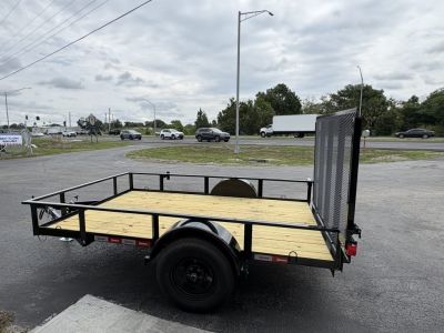 New 2026 U-Dump 6X10 SA UTILITY W/RAMP Utility Trailer