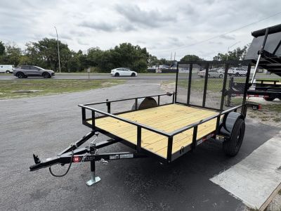 New 2026 U-Dump 6X10 SA UTILITY W/RAMP Utility Trailer