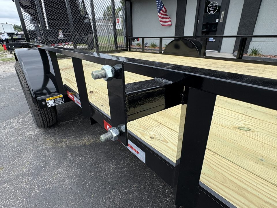 New 2026 U-Dump 7X12 SA UTILITY W/RAMP Utility Trailer