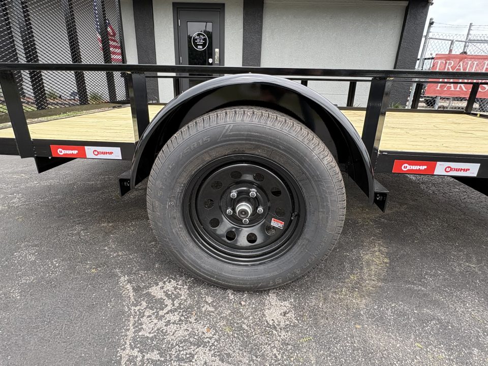 New 2026 U-Dump 7X12 SA UTILITY W/RAMP Utility Trailer