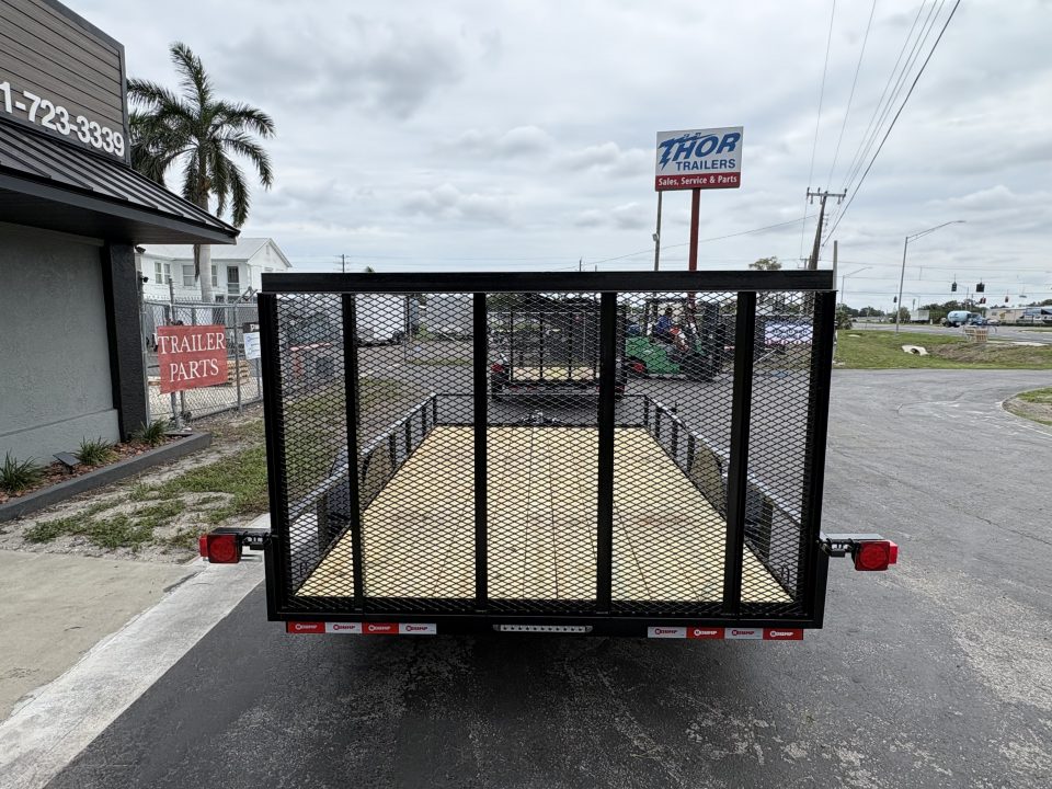 New 2026 U-Dump 7X12 SA UTILITY W/RAMP Utility Trailer